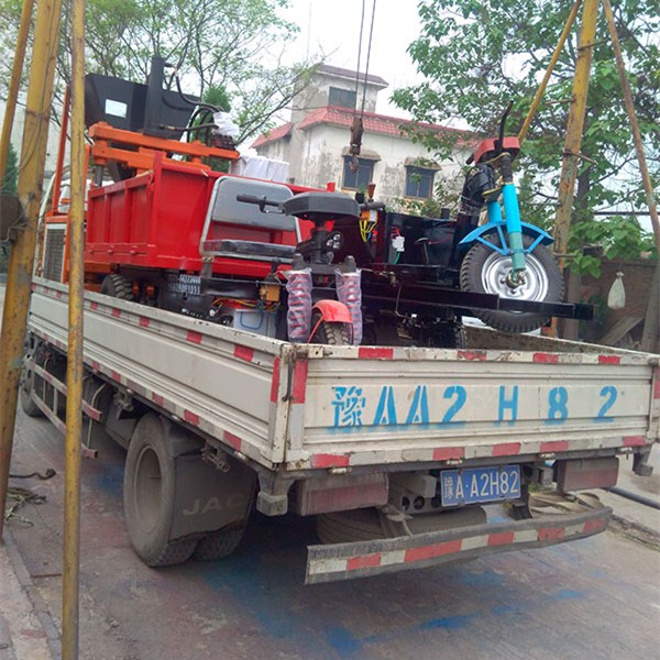 礦用自卸車發貨現場